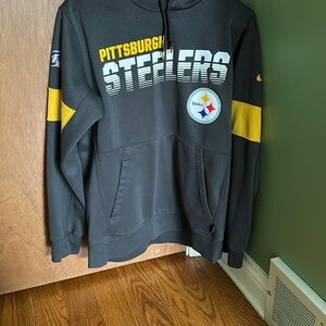 NFL Dri-Fit Gray Hoodie with Yellow Trim